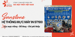 Hệ thống mực máy in ST100 có gì đặc biệt? Lọc mực riêng, dễ thay, chi phí thấp